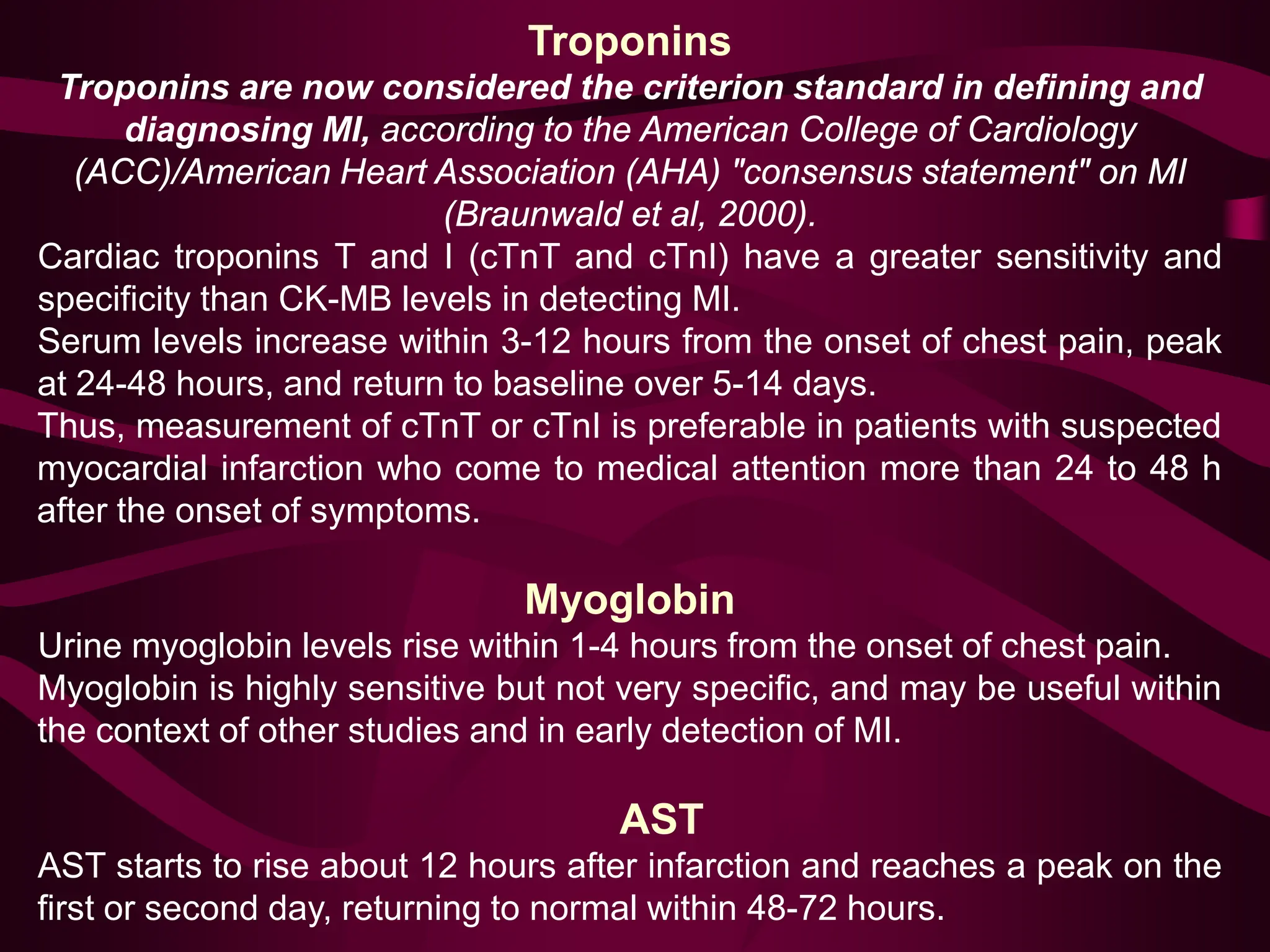 Internal Medicine Lecture 3 Acute coronary syndrome Myocardial ...