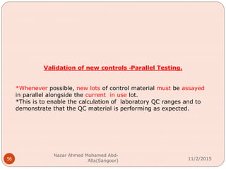 Internal quality control in clinical laboratories hematology(2) | PDF