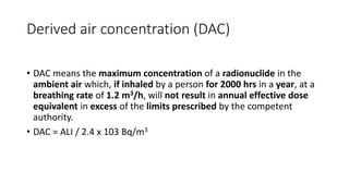 Dac Concentration Math Worksheet Internal radiation dosimetry | PPTX