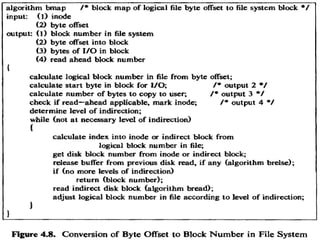 File Representation Internal representation of files ppt | PPT