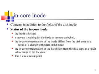 Internal representation of files ppt | PPT