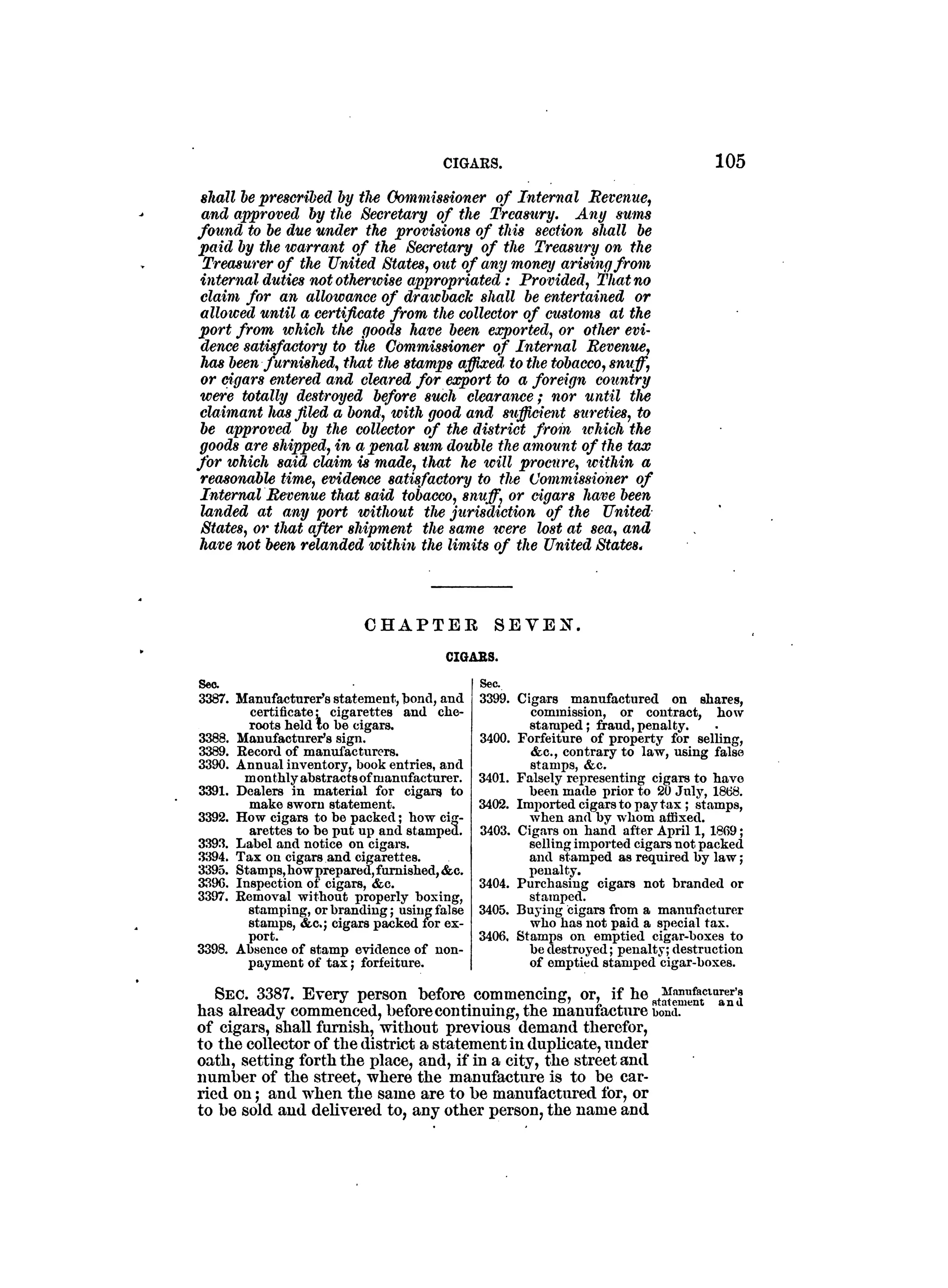 Internal revenue codes of 1879