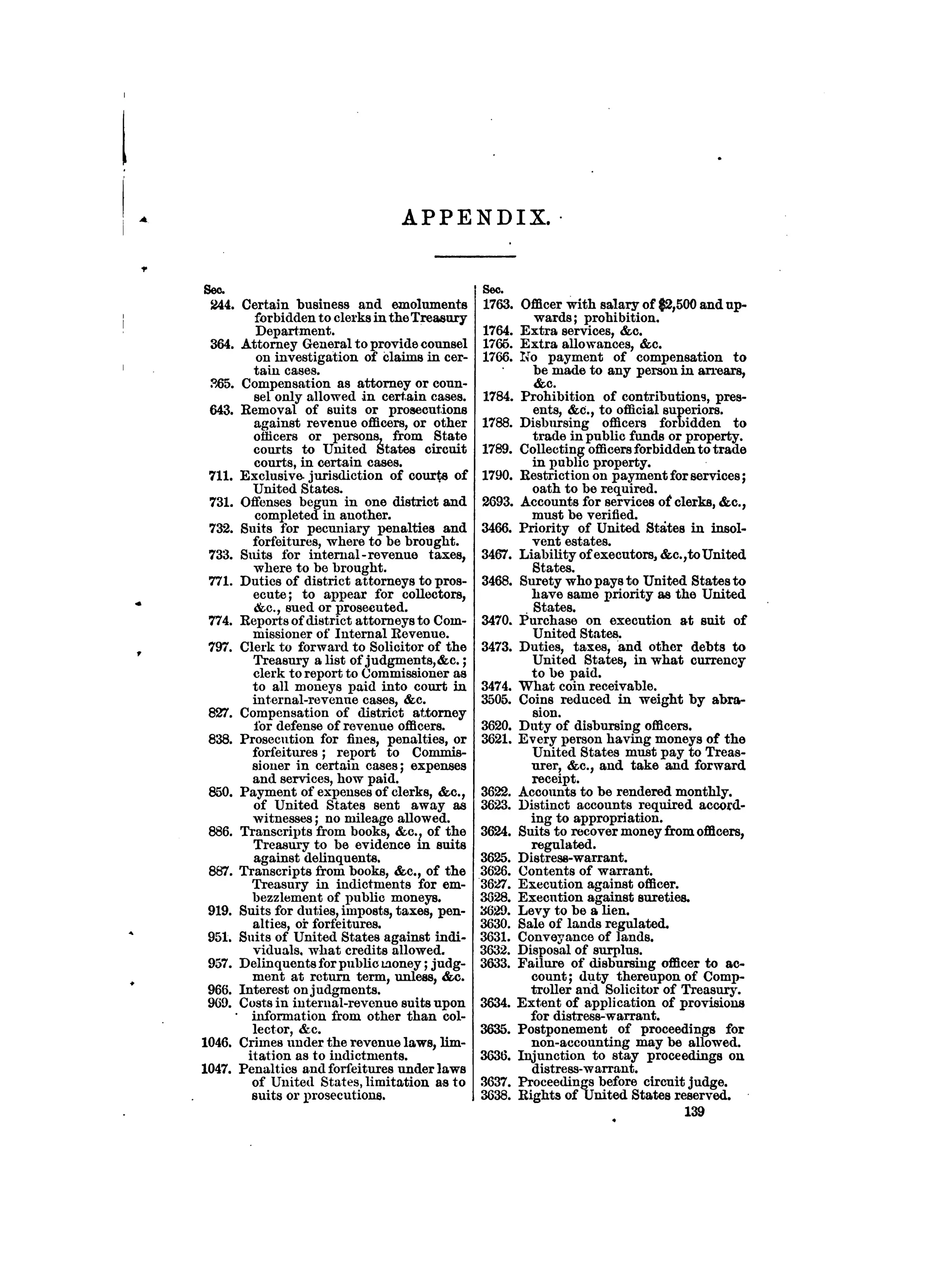 Internal revenue codes of 1879