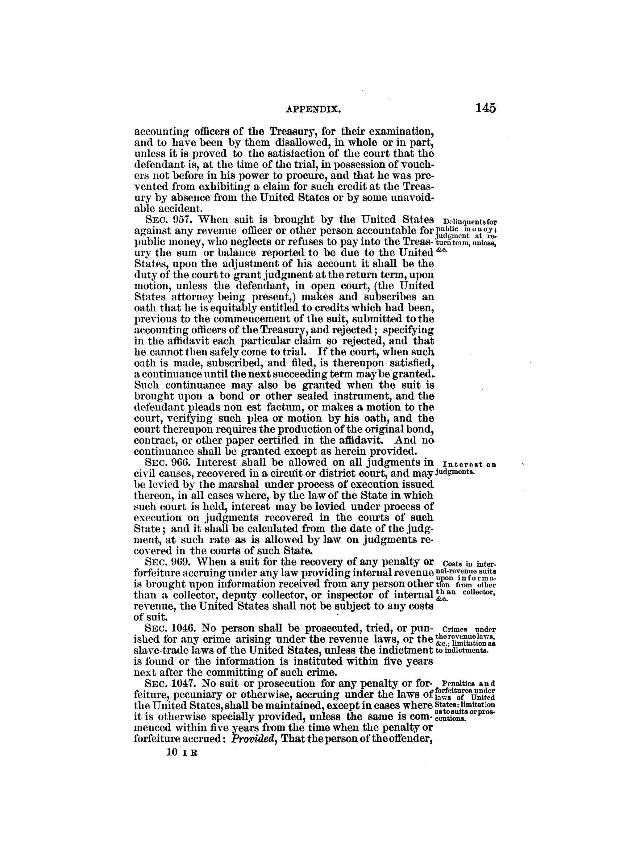 Internal revenue codes of 1879