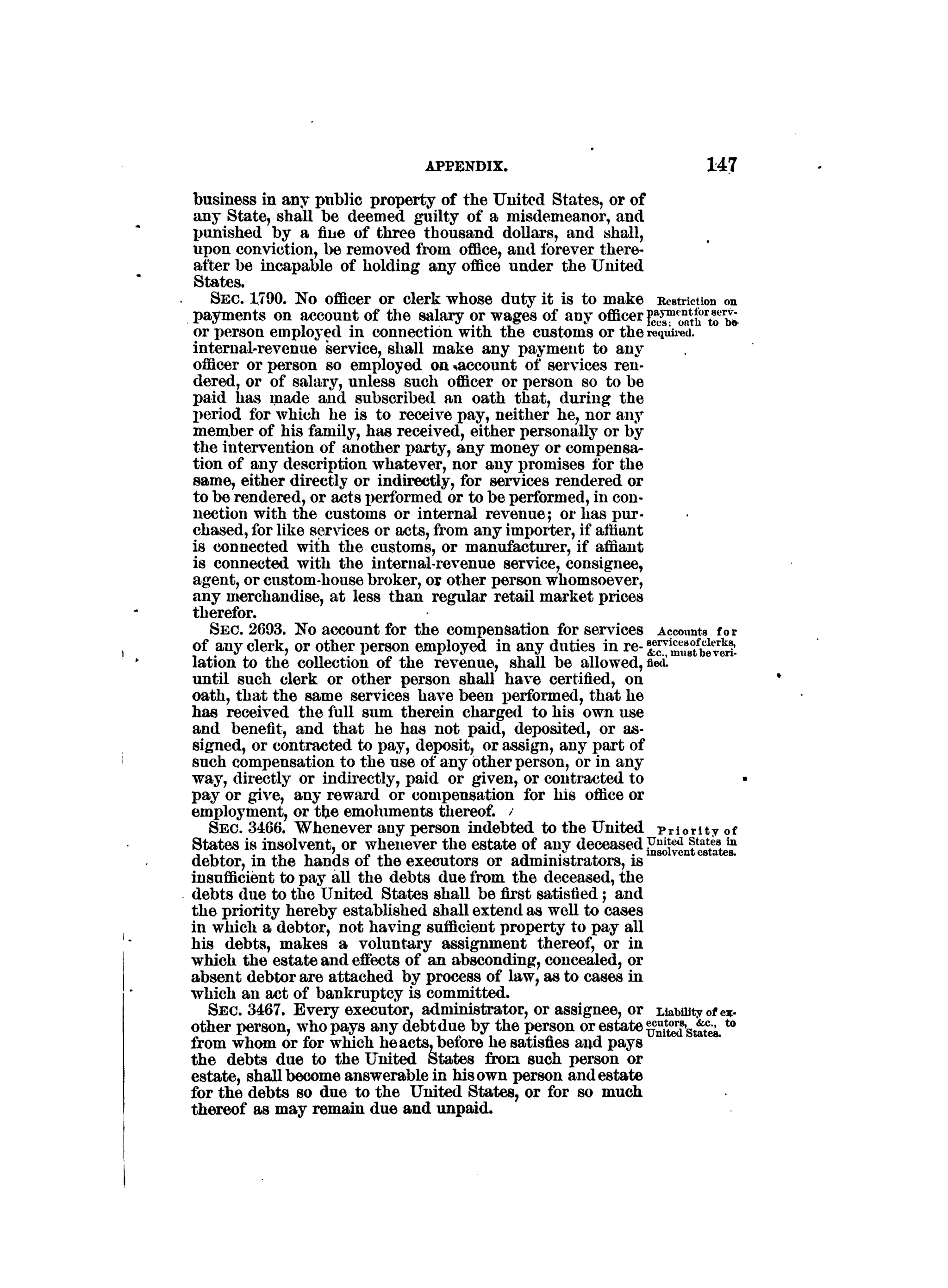 Internal revenue codes of 1879