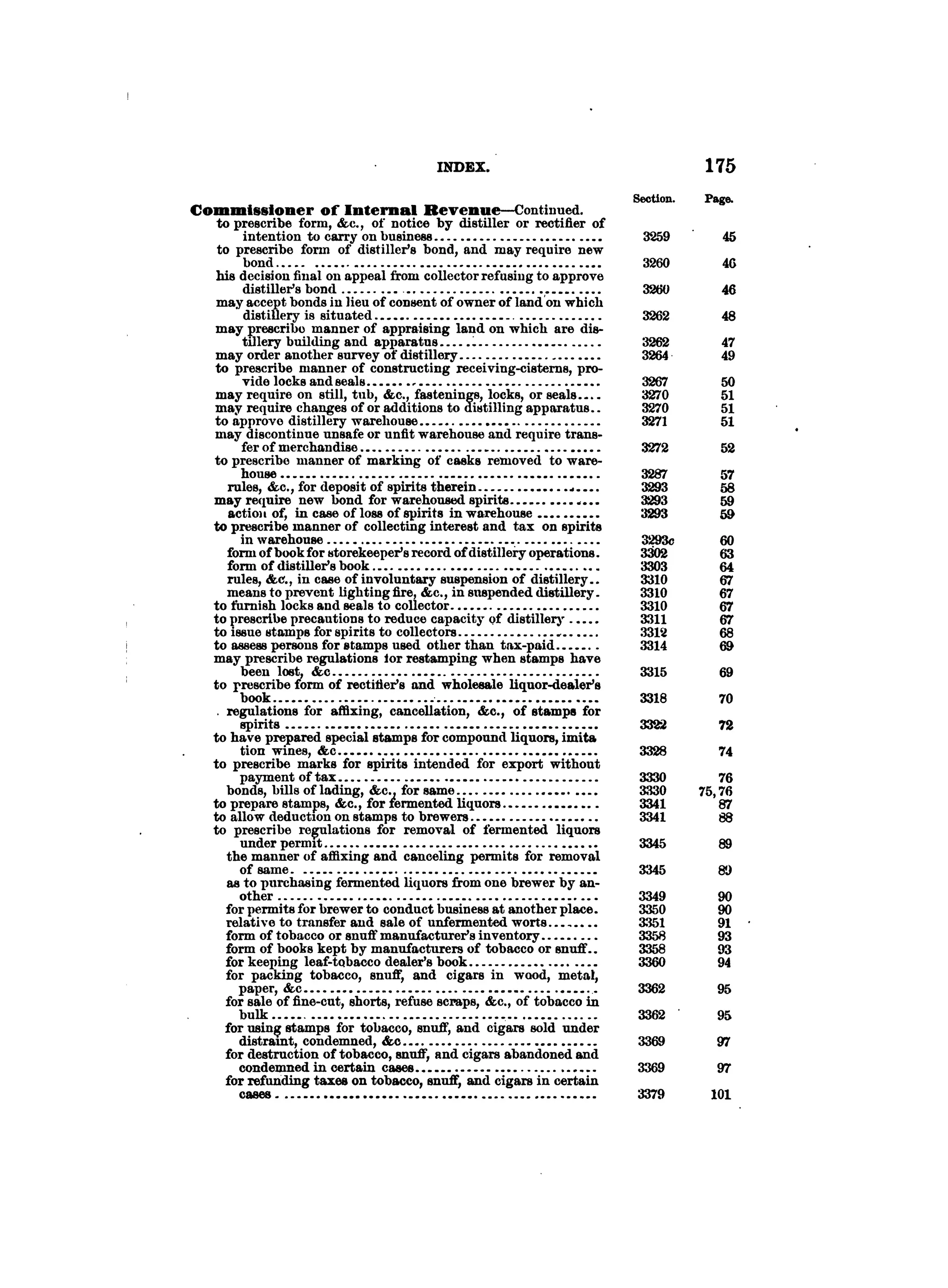 Internal revenue codes of 1879