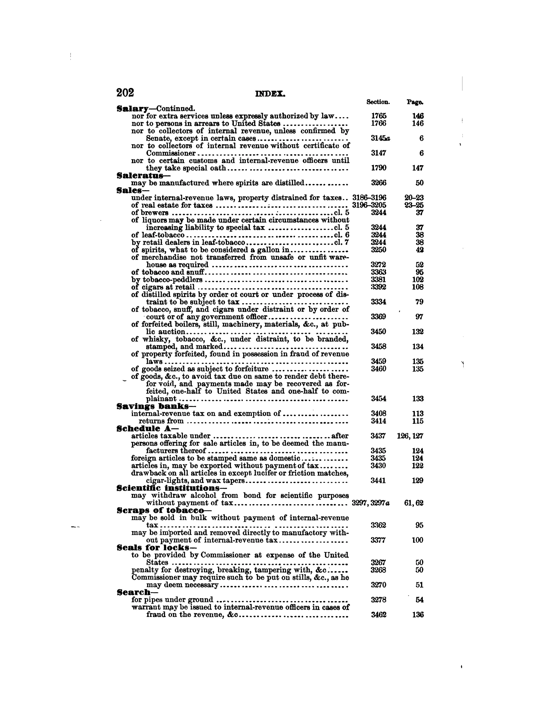 Internal revenue codes of 1879