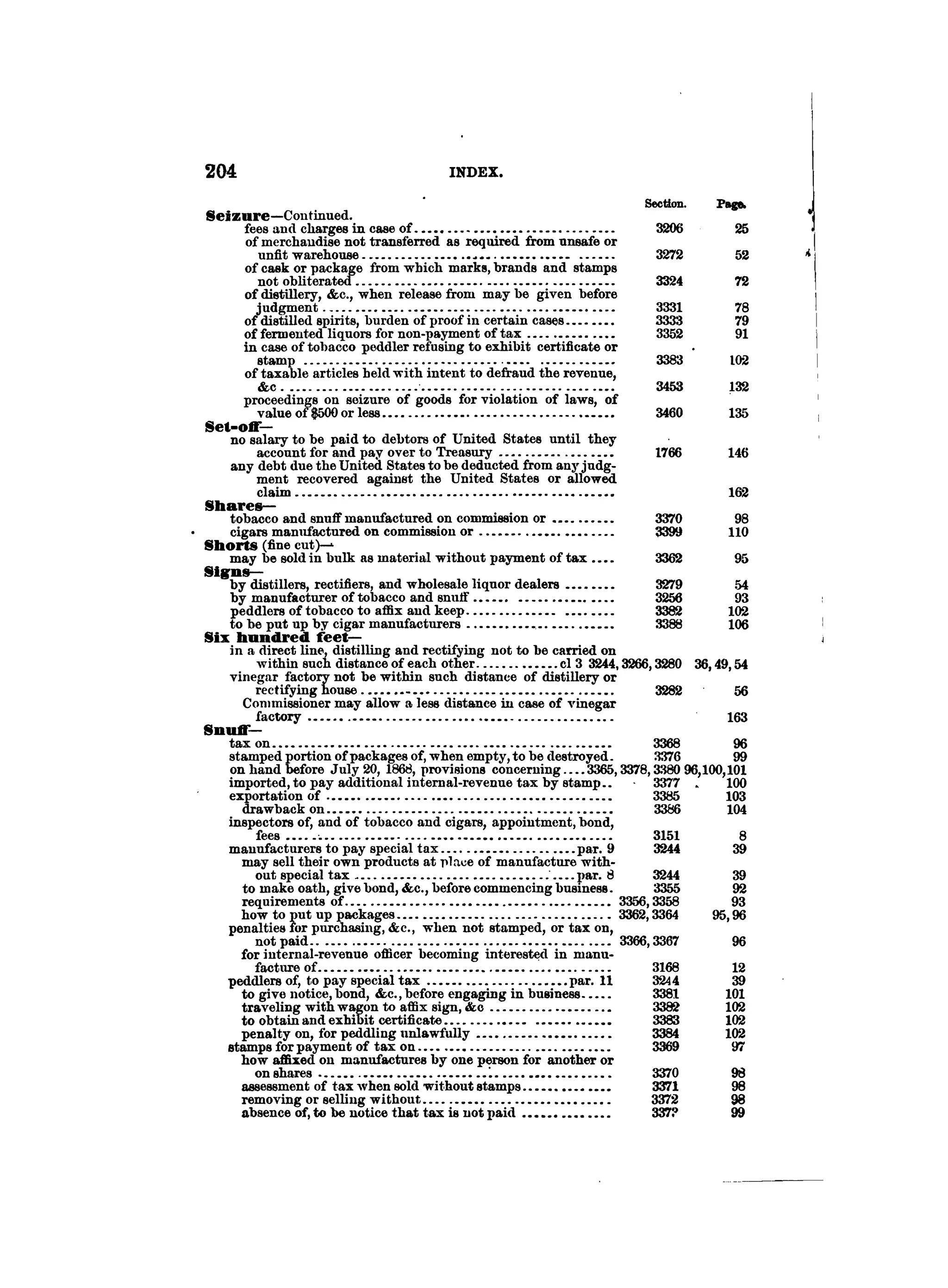 Internal revenue codes of 1879