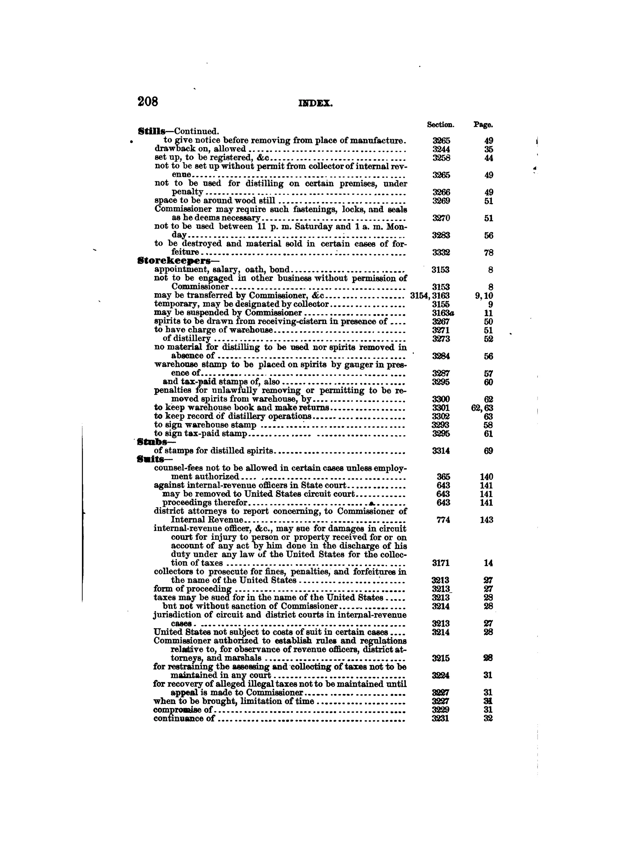 Internal revenue codes of 1879