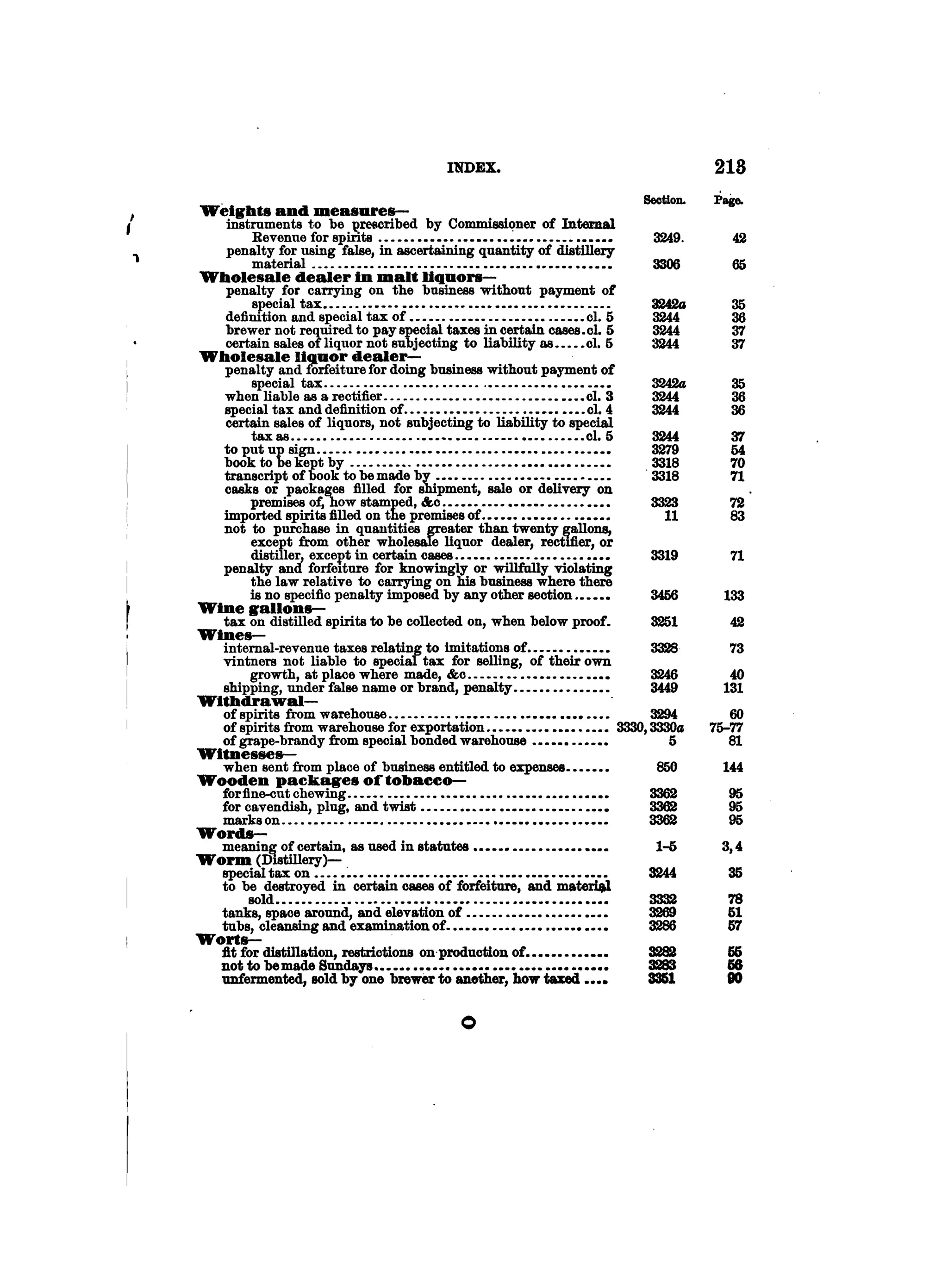Internal revenue codes of 1879