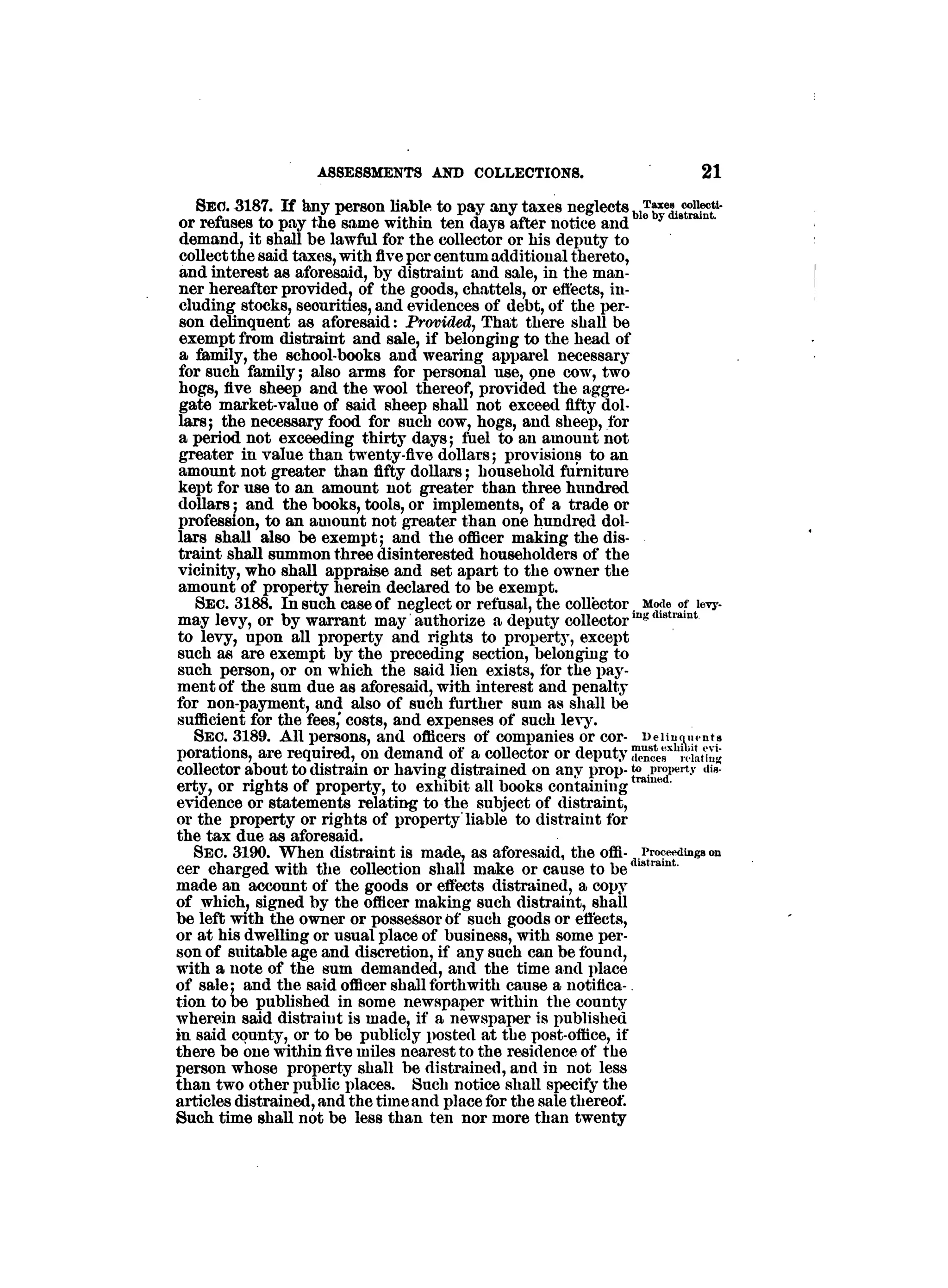 Internal revenue codes of 1879