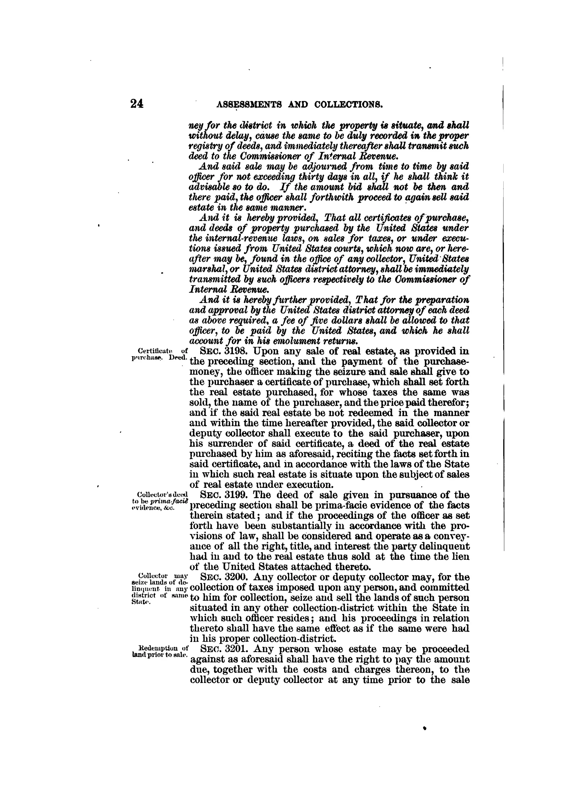 Internal revenue codes of 1879