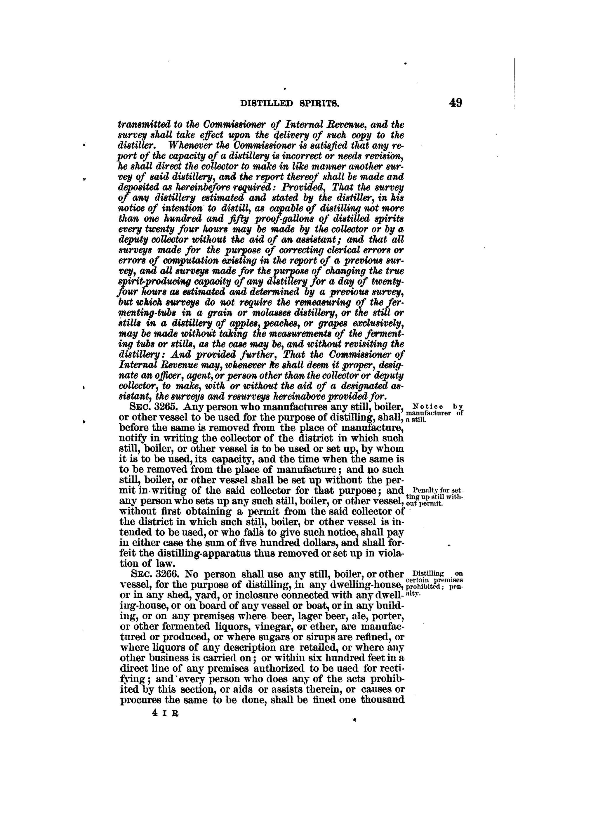 Internal revenue codes of 1879