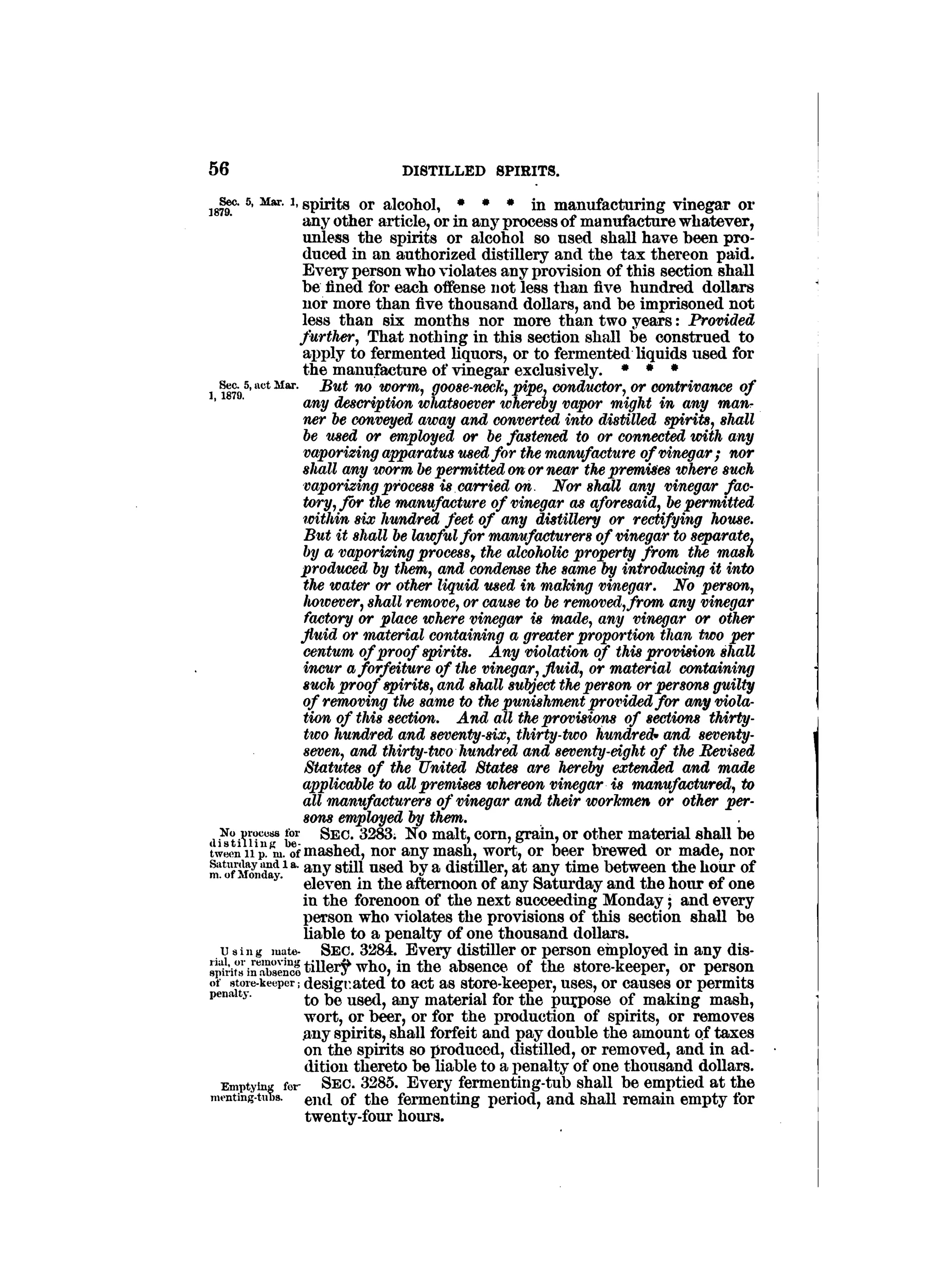 Internal revenue codes of 1879