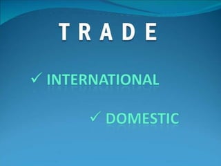 international trade
