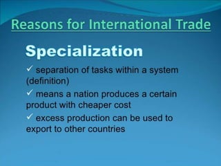 international trade