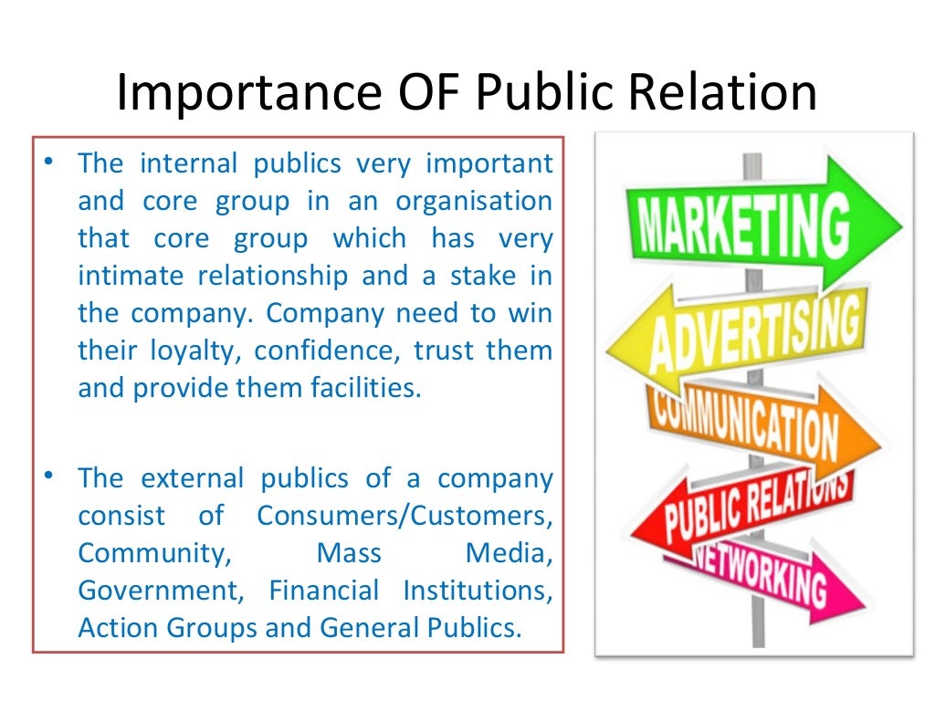 Internal vs external public of public relations