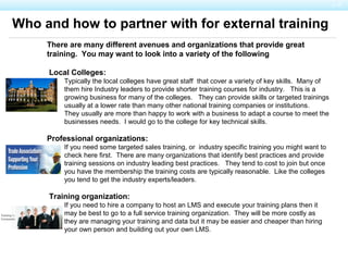Training Internal vs External | PPT