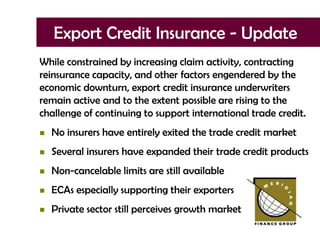 Making credit a condition for representation