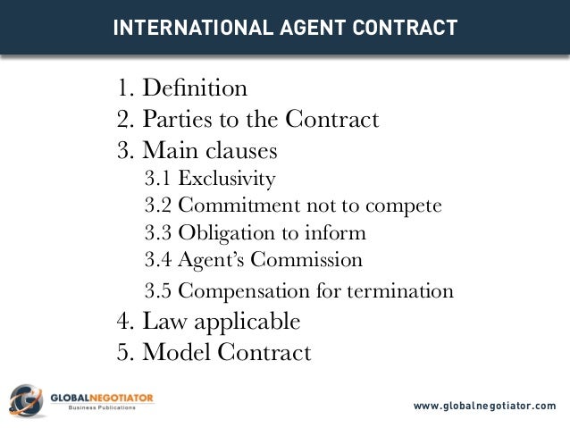 agent contract sample
