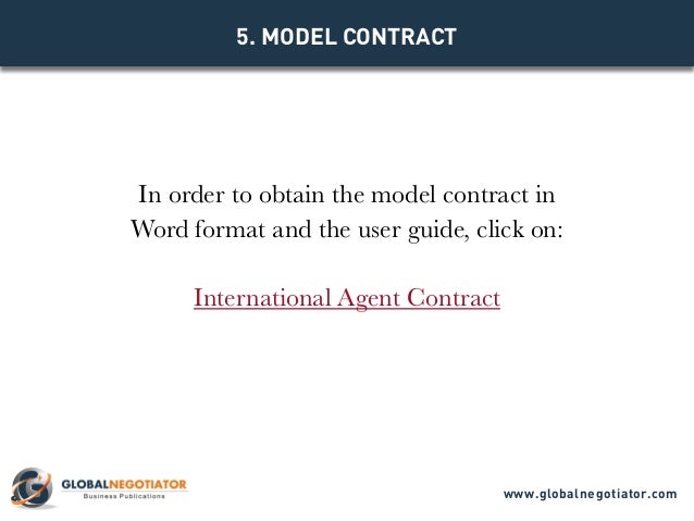 agent contract sample