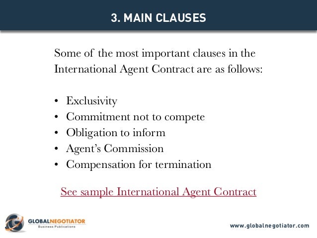 agent contract sample