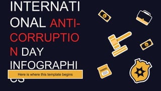 INTERNATI
ONAL ANTI-
CORRUPTIO
N DAY
INFOGRAPHI
CS
Here is where this template begins
 