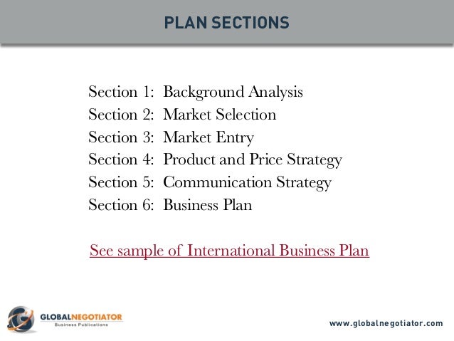 ve international business plan