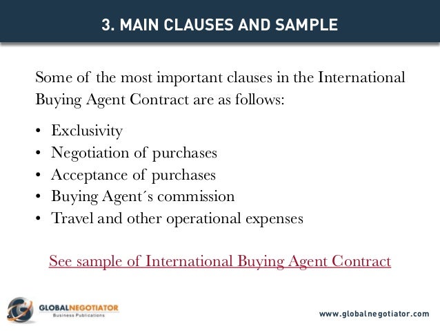 international buying agent contract contract template and sample buy a template