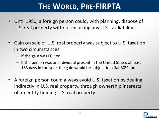 International Foreign Investment In Us Real Estate