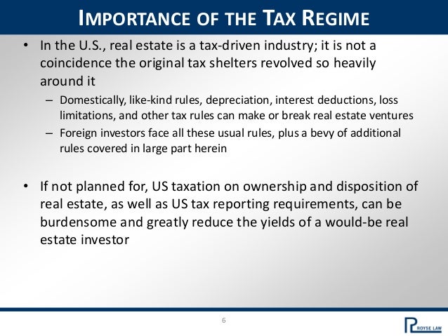International Foreign Investment In Us Real Estate