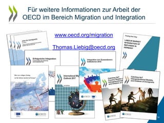 www.oecd.org/migration
Thomas.Liebig@oecd.org
Für weitere Informationen zur Arbeit der
OECD im Bereich Migration und Integration
14
 
