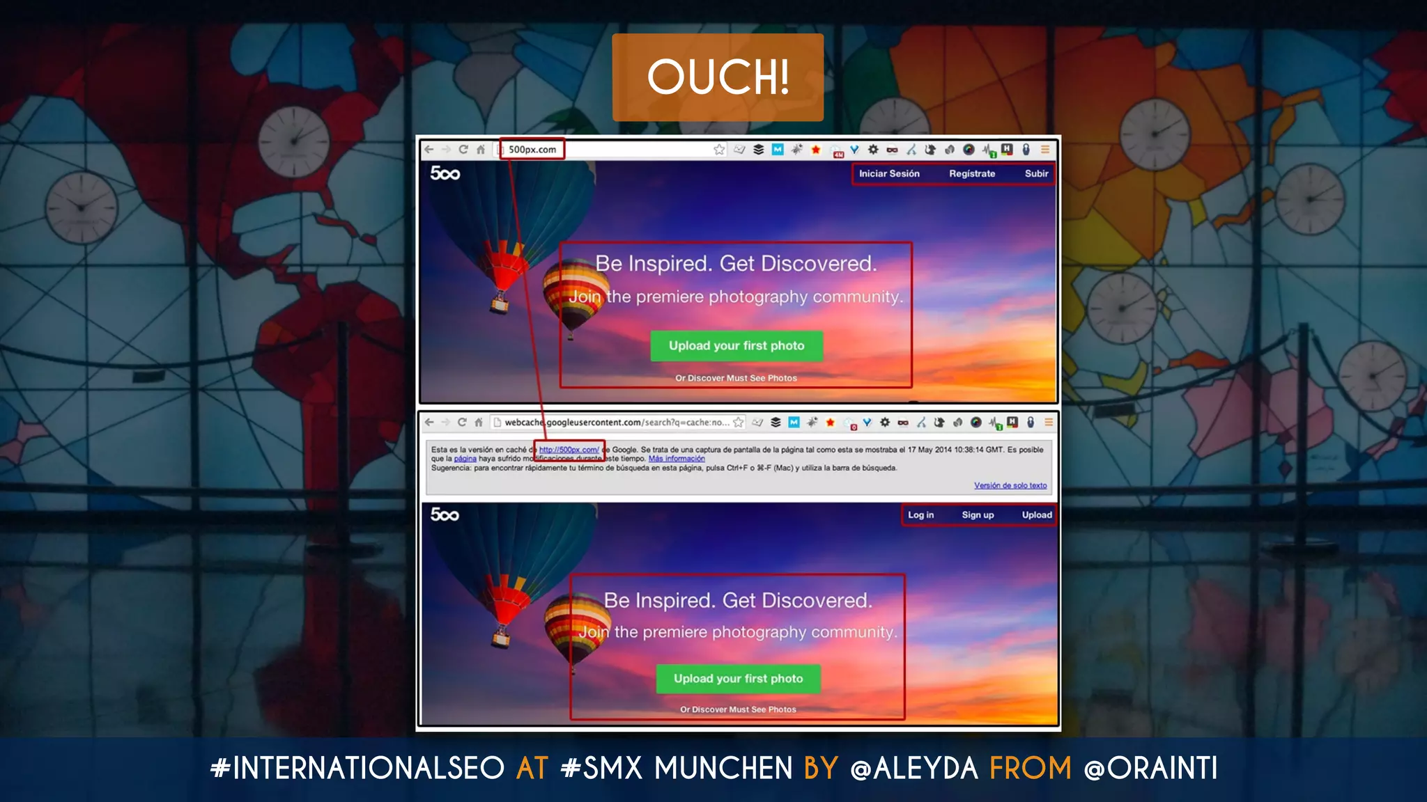#INTERNATIONALSEO AT #SMX MUNCHEN BY @ALEYDA FROM @ORAINTI
OUCH!
 