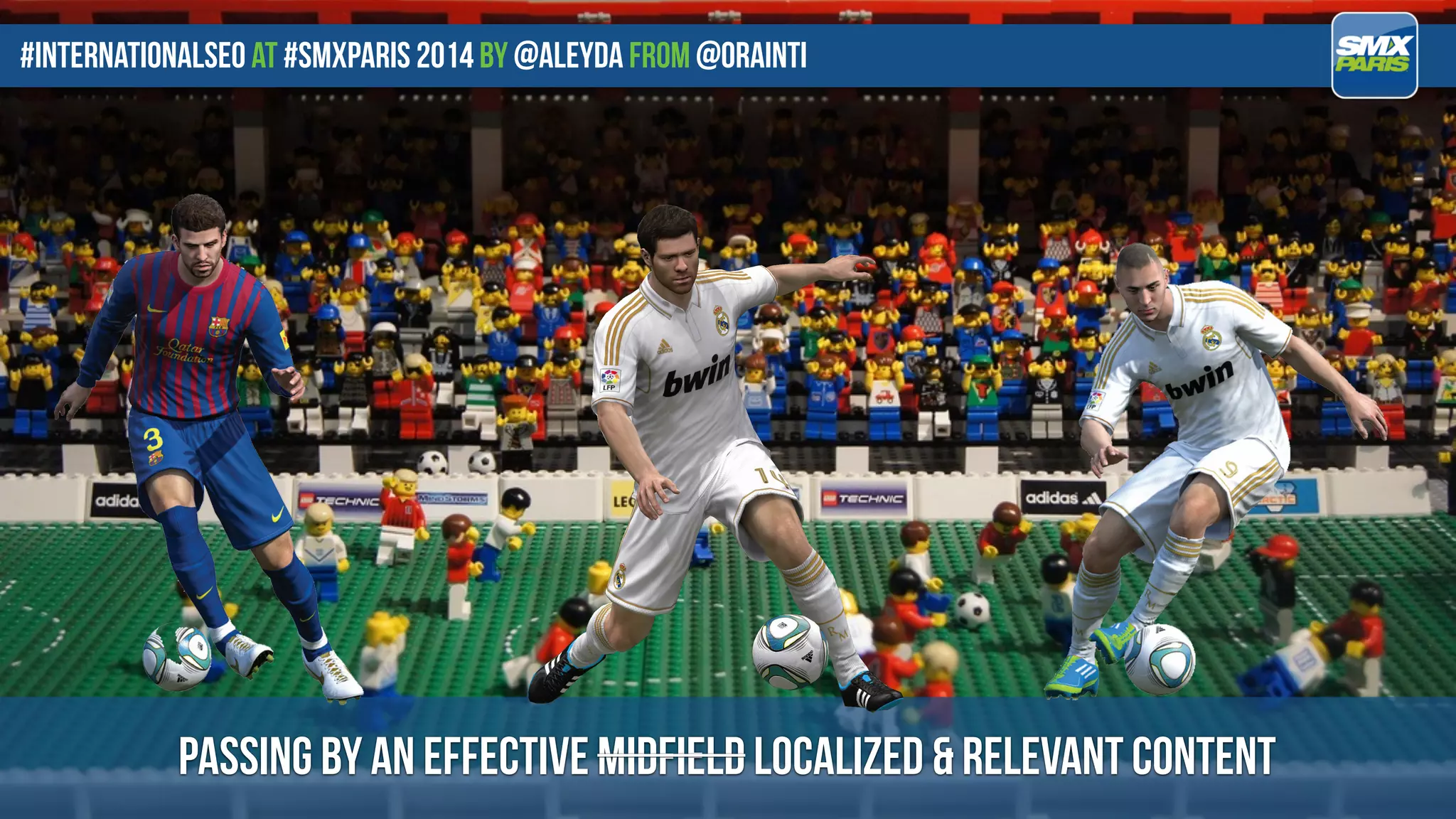 #internationalseo at #SMXPARIS 2014 by @aleyda from @orainti
PASSING BY AN EFFECTIVE midfield LOCALIZED & RELEVANT CONTENT
 