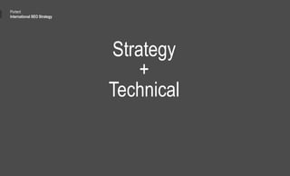 Strategy
+
Technical
Portent
International SEO Strategy
 