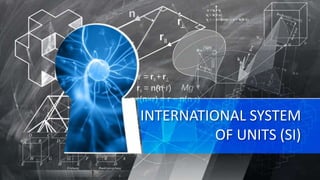 INTERNATIONAL SYSTEM
OF UNITS (SI)
 