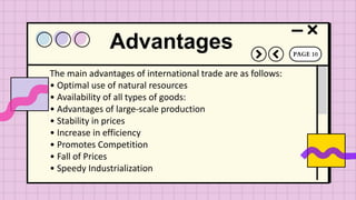 International trade ppt on international and regional | PPTX