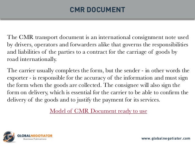 <strong>CMR</strong> VOORBEELD PDF - elicitdownload.info Cmr transport document template