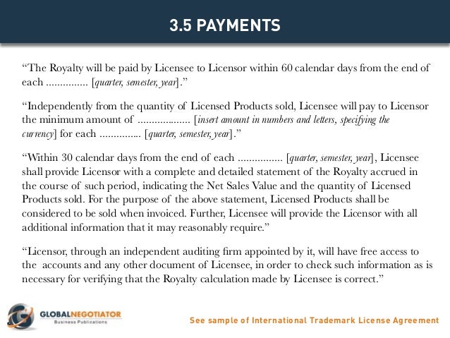 INTERNATIONAL TRADEMARK LICENSE AGREEMENT Contract Template And Sam