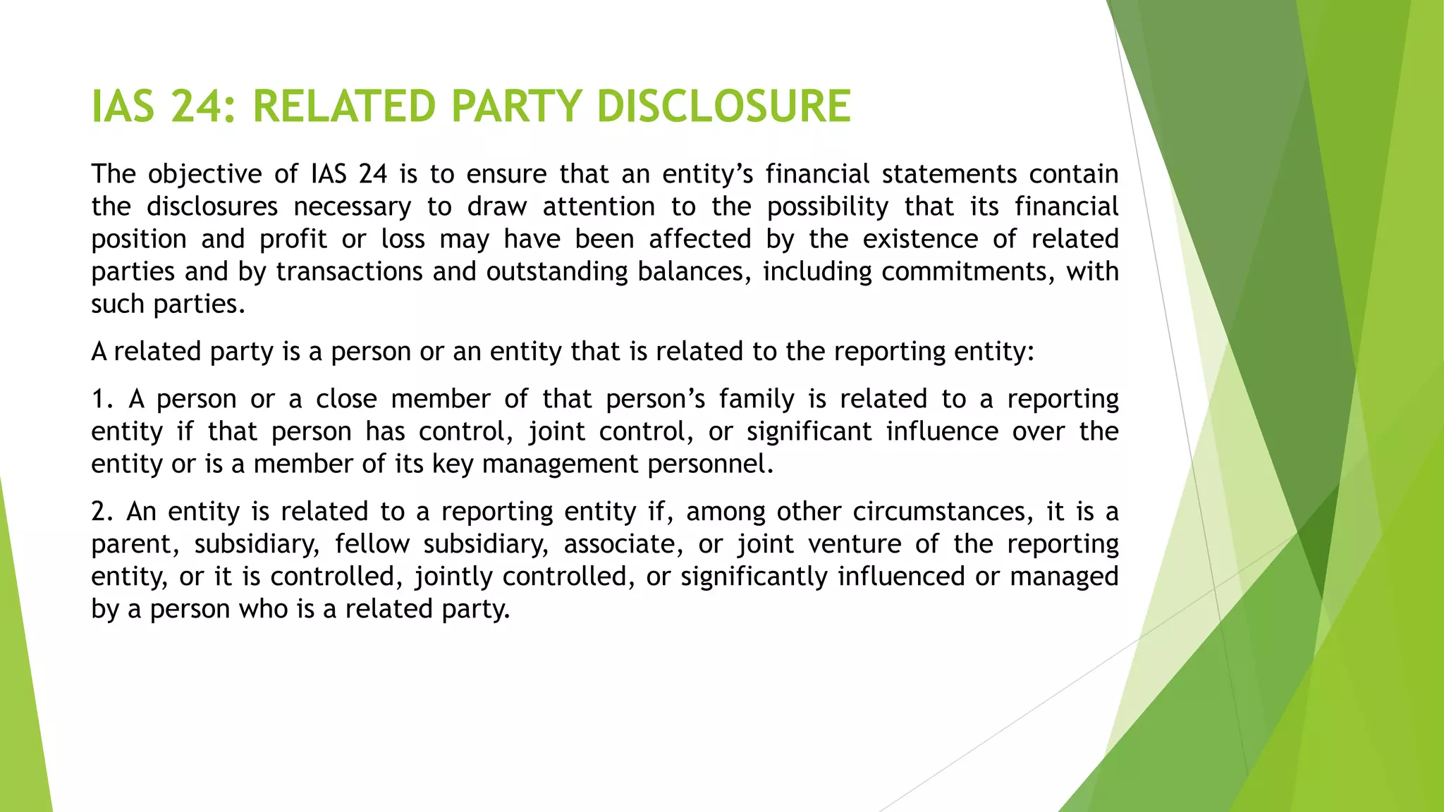 International accounting standard (ias) | PPTX