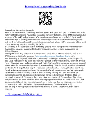 International Accounting Standards | PDF