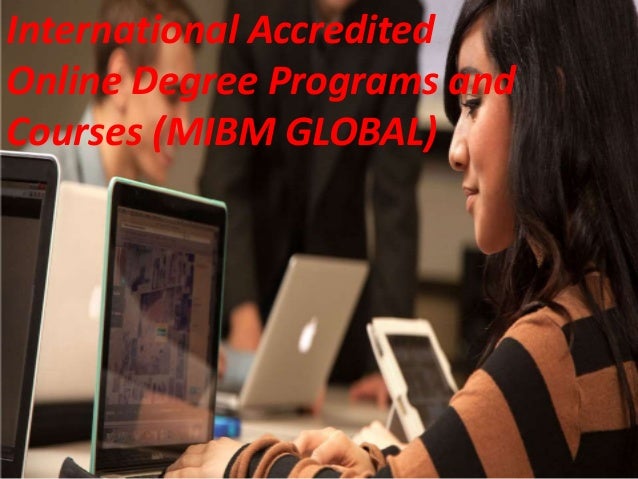 accredited online degree program