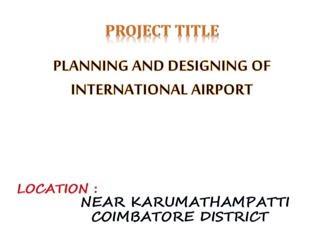 International Airport PPT international-airport-ppt