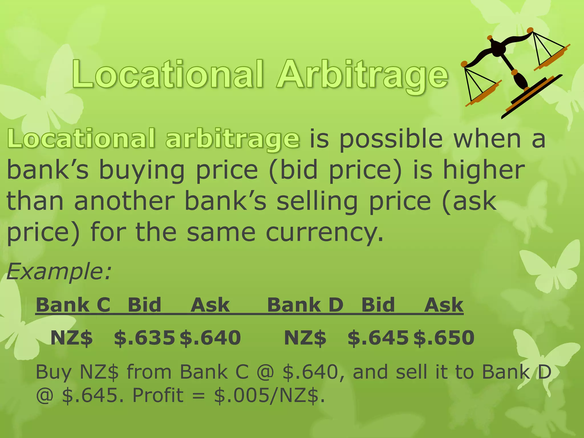 International arbitrage | PPTX