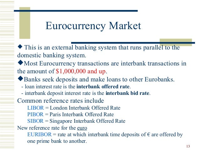 Foreign money market