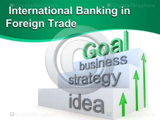 International Banking in
Foreign Trade
 