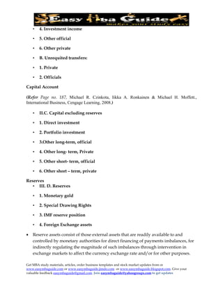 International Business Environment Full Syllabus | DOC