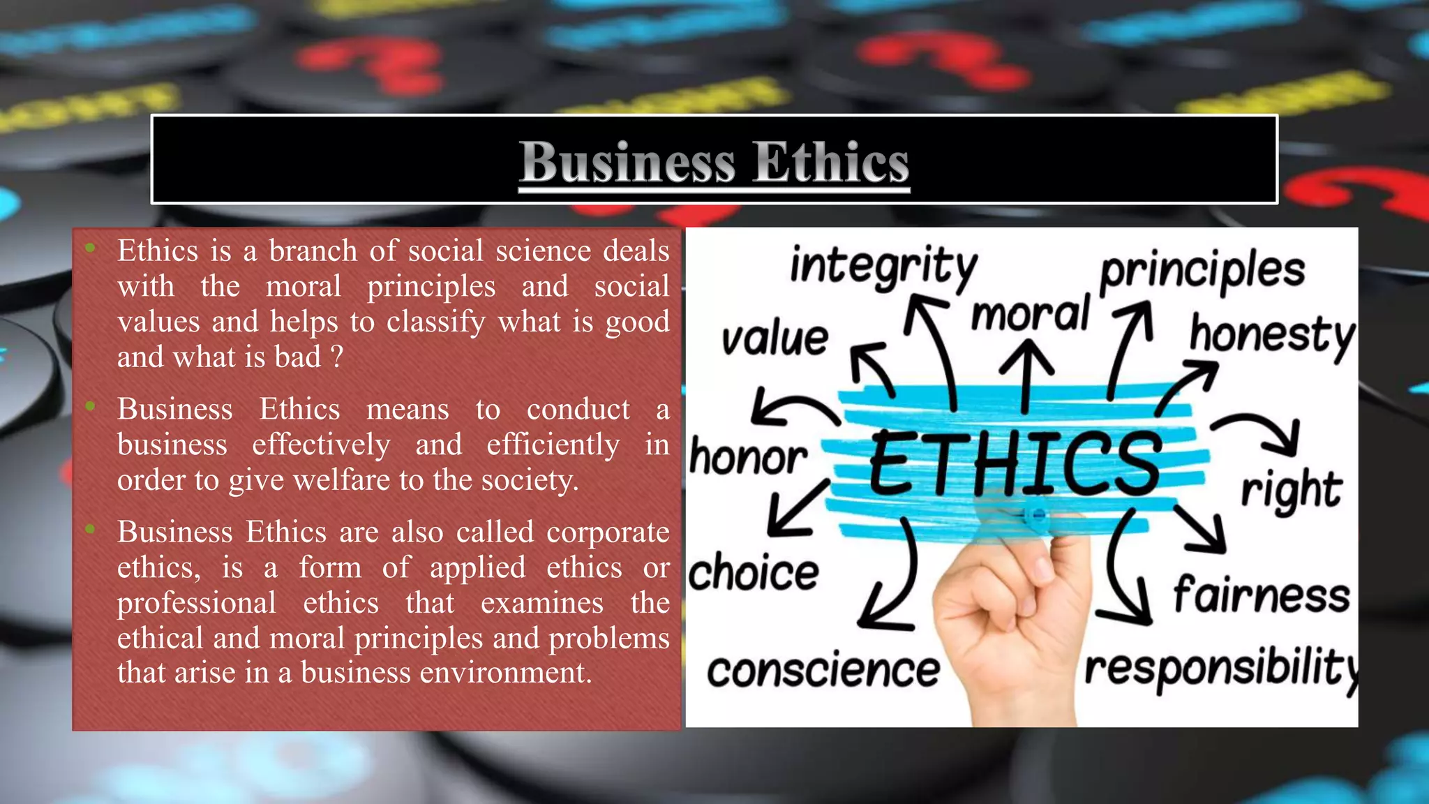 International business ethics