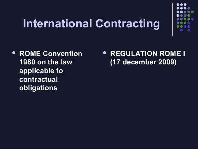 rome convention contractual obligations pdf