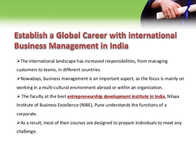 International Business Management Colleges In India